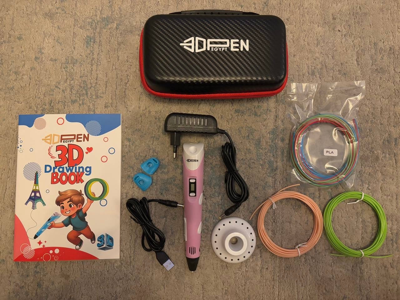 3D Pen Starter Kit  _   مجموعة القلم ثلاثي الأبعاد الأساسية